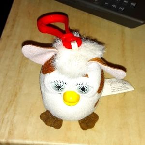 MCDONALD'S PROMO COW PATTERNED FURBY BAG CLIP NRMINT CONDITION